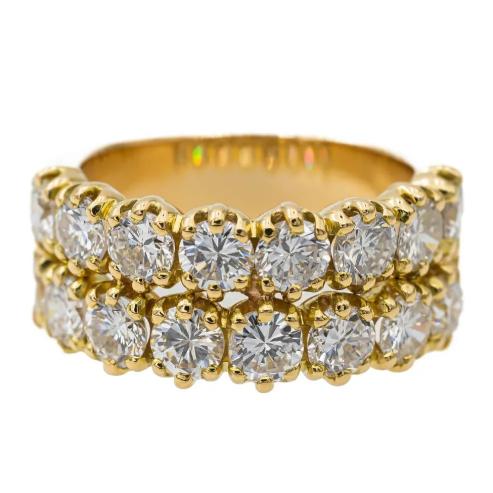 Bague Cocktail Or jaune Diamant