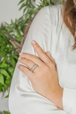 Bague Cocktail Or jaune Diamant