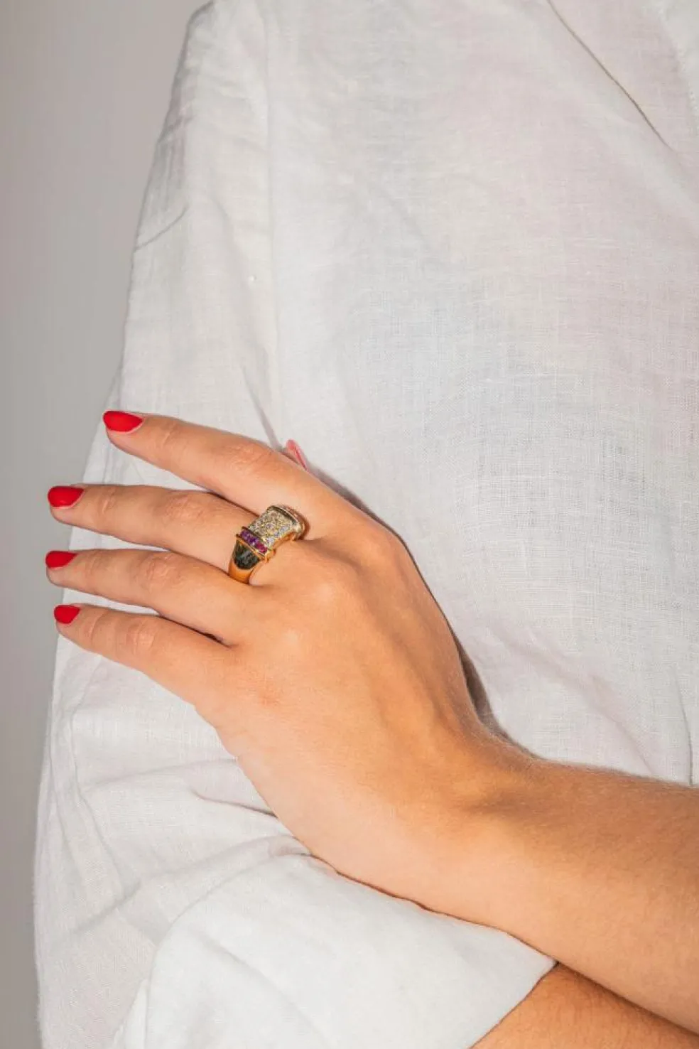 Bague Cocktail Or jaune Diamant
