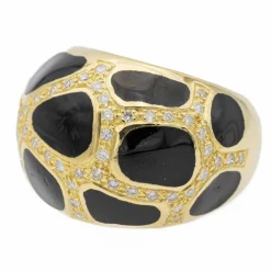 Bague Cocktail Or jaune Diamant