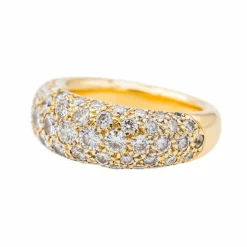 Bague Cocktail Or jaune Diamant
