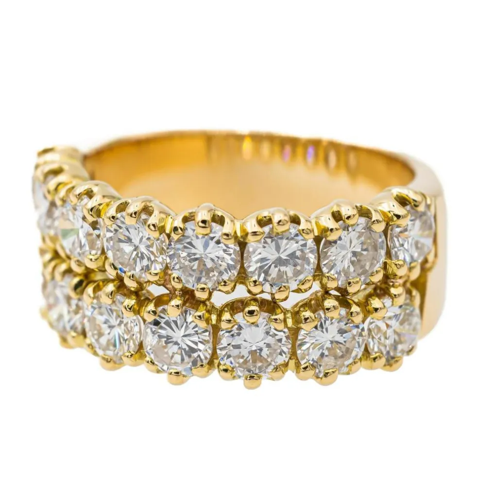 Bague Cocktail Or jaune Diamant