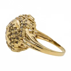Bague Cocktail Or jaune Diamant