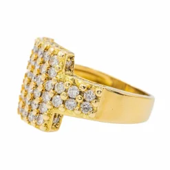 Bague Cocktail Or jaune Diamant