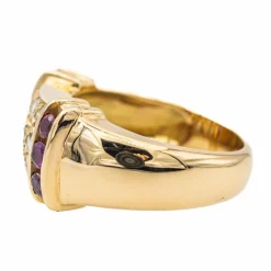 Bague Cocktail Or jaune Diamant