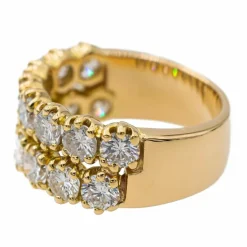 Bague Cocktail Or jaune Diamant