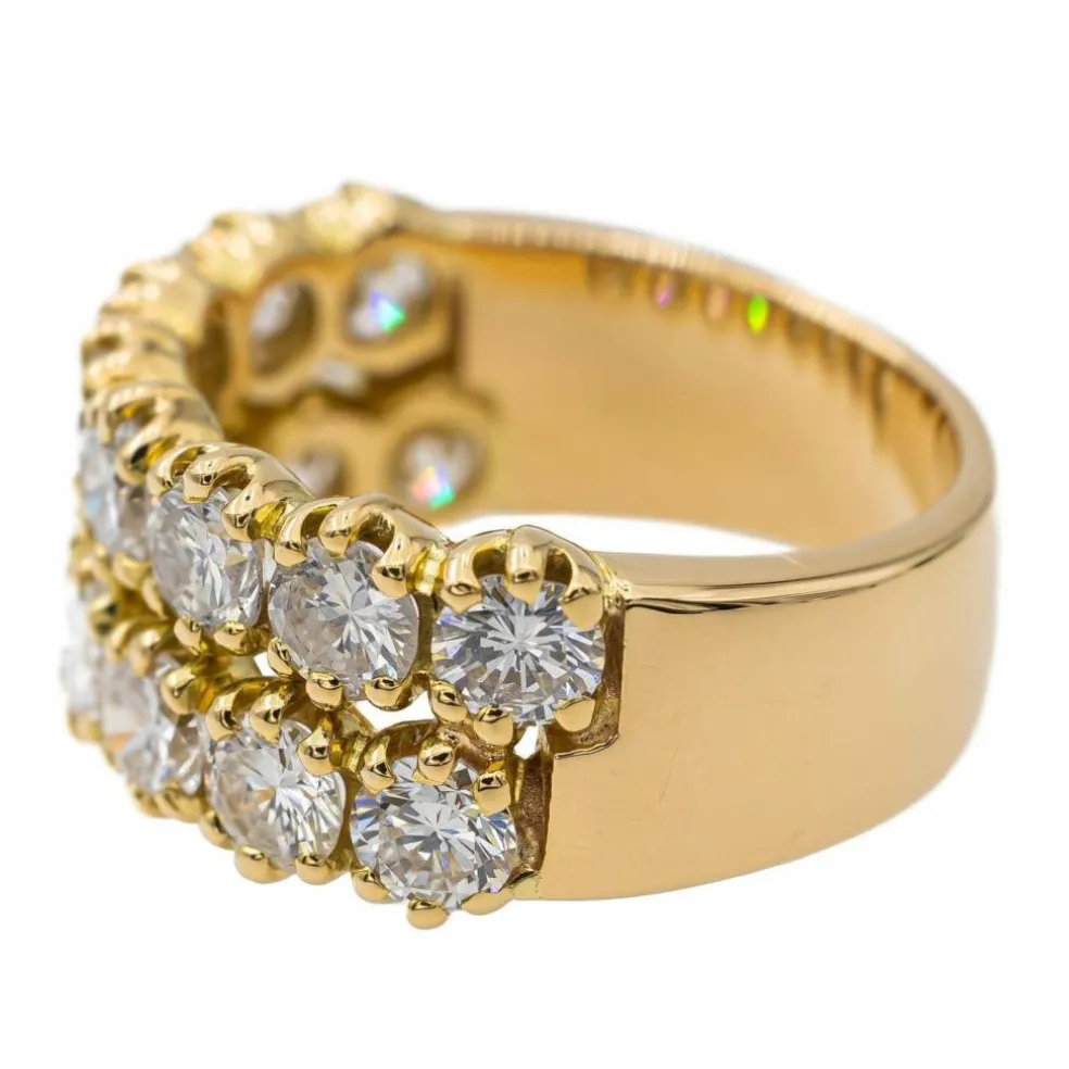 Bague Cocktail Or jaune Diamant