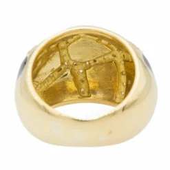 Bague Cocktail Or jaune Diamant