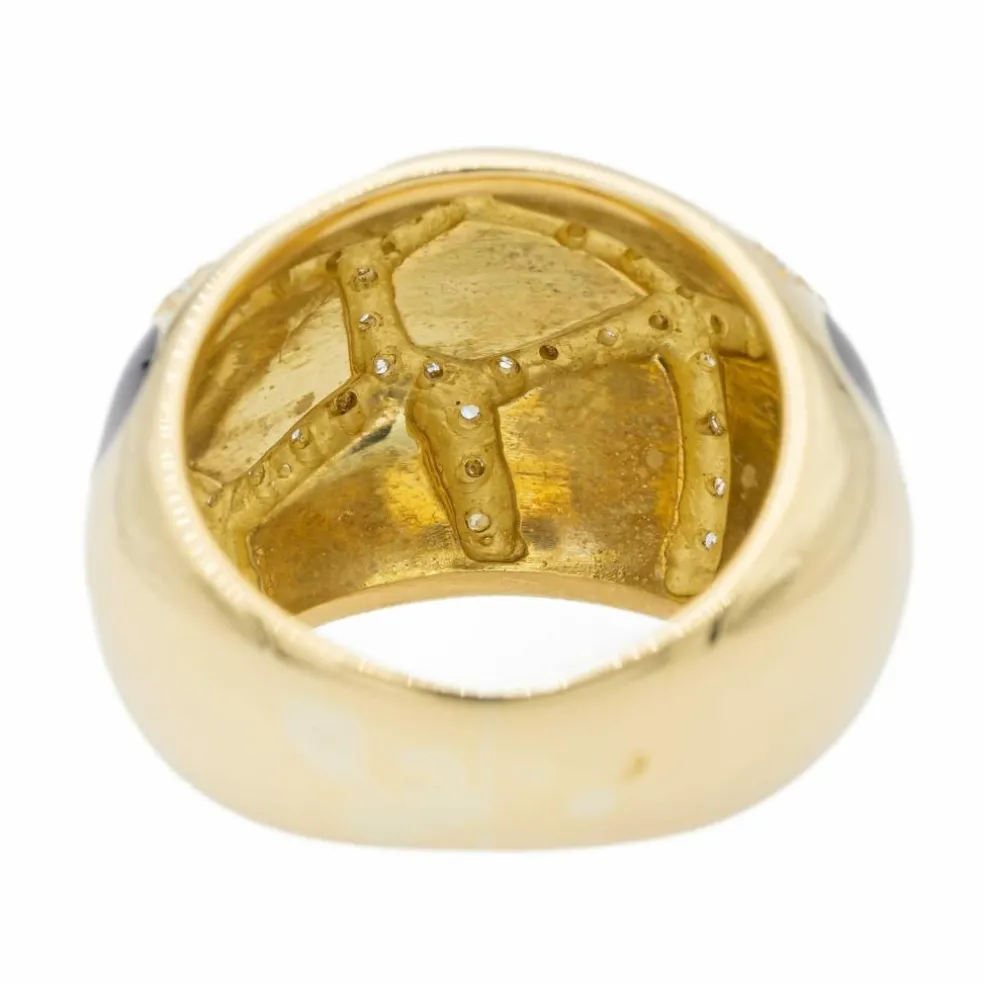 Bague Cocktail Or jaune Diamant