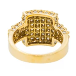Bague Cocktail Or jaune Diamant