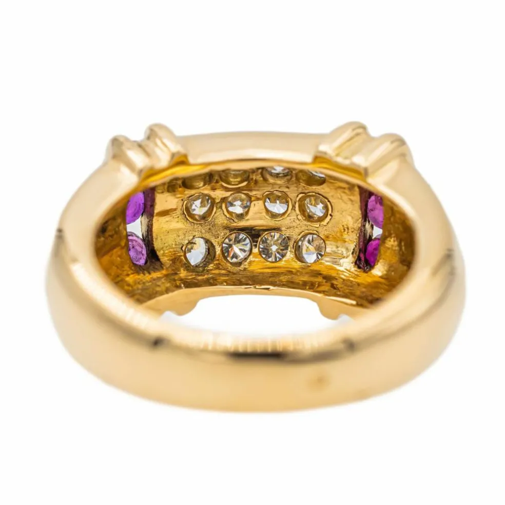 Bague Cocktail Or jaune Diamant