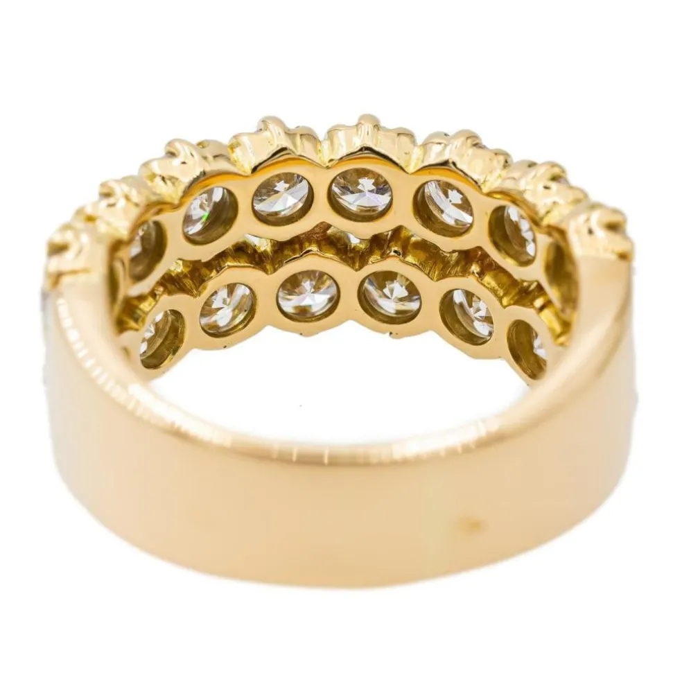 Bague Cocktail Or jaune Diamant