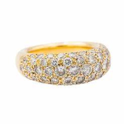 Bague Cocktail Or jaune Diamant