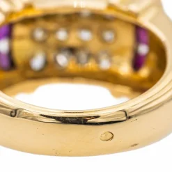 Bague Cocktail Or jaune Diamant