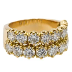 Bague Cocktail Or jaune Diamant