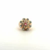 Bague Cocktail Or Jaune Rubis Tourmaline