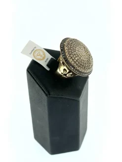 Bague Cocktail Piero Milano Or Rose 3,50 ct Diamants Certifiés IGI