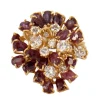 Bague cocktail Rubis et Diamants