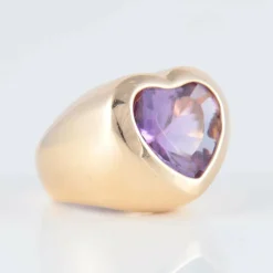 Bague Coeur Améthyste