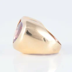 Bague Coeur Améthyste