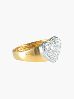 Bague Coeur Diamants