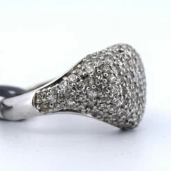 Bague coeur en diamant