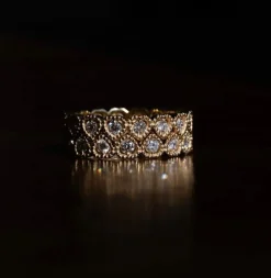 Bague coeur or jaune