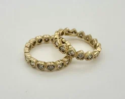 Bague coeur or jaune