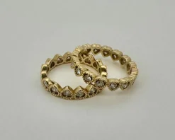Bague coeur or jaune