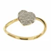 Bague coeur précieux