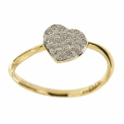Bague coeur précieux