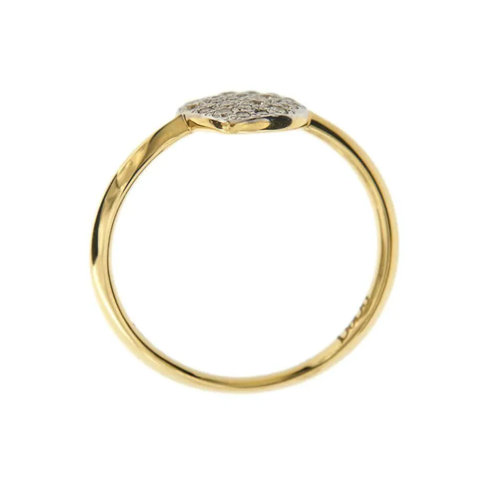 Bague coeur précieux