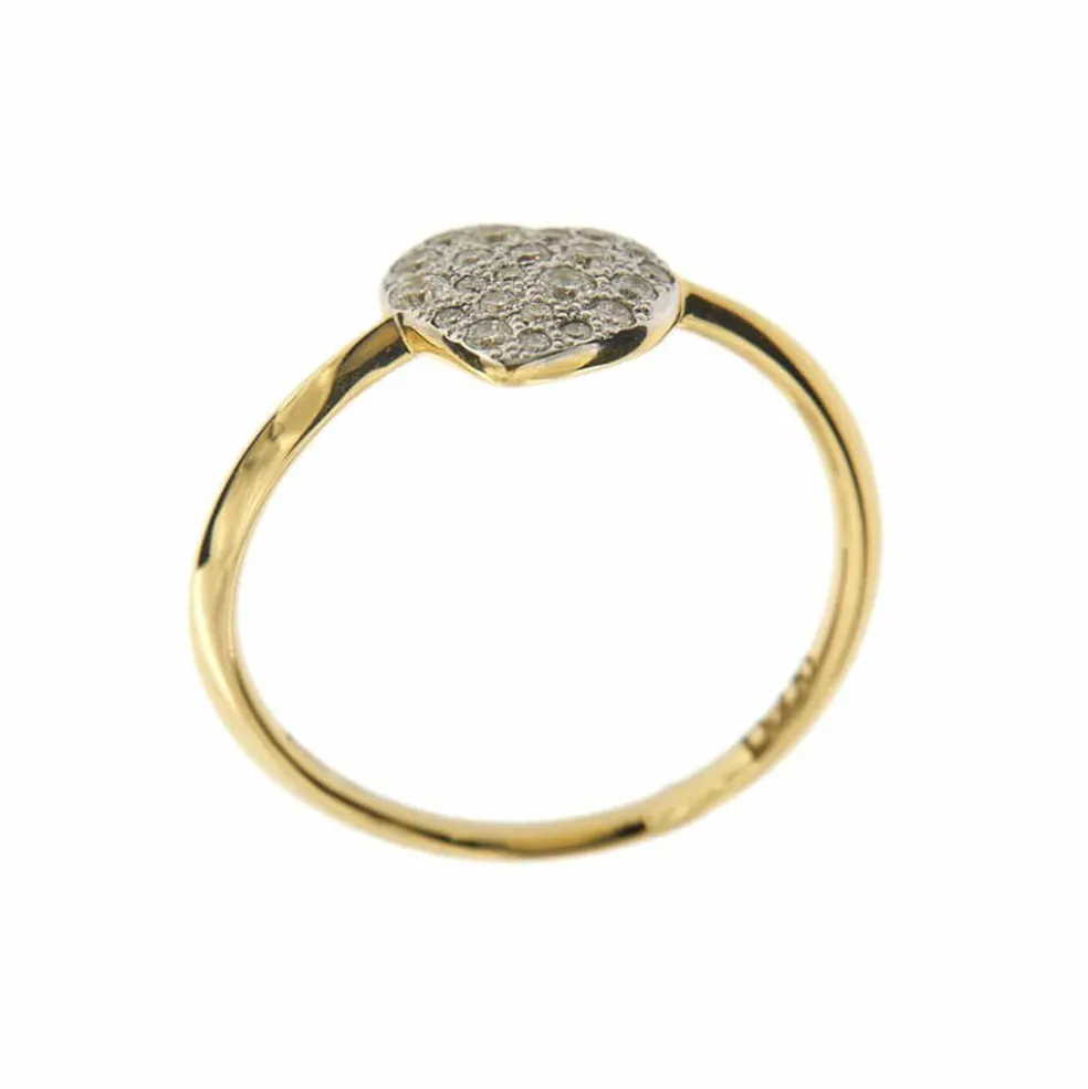 Bague coeur précieux
