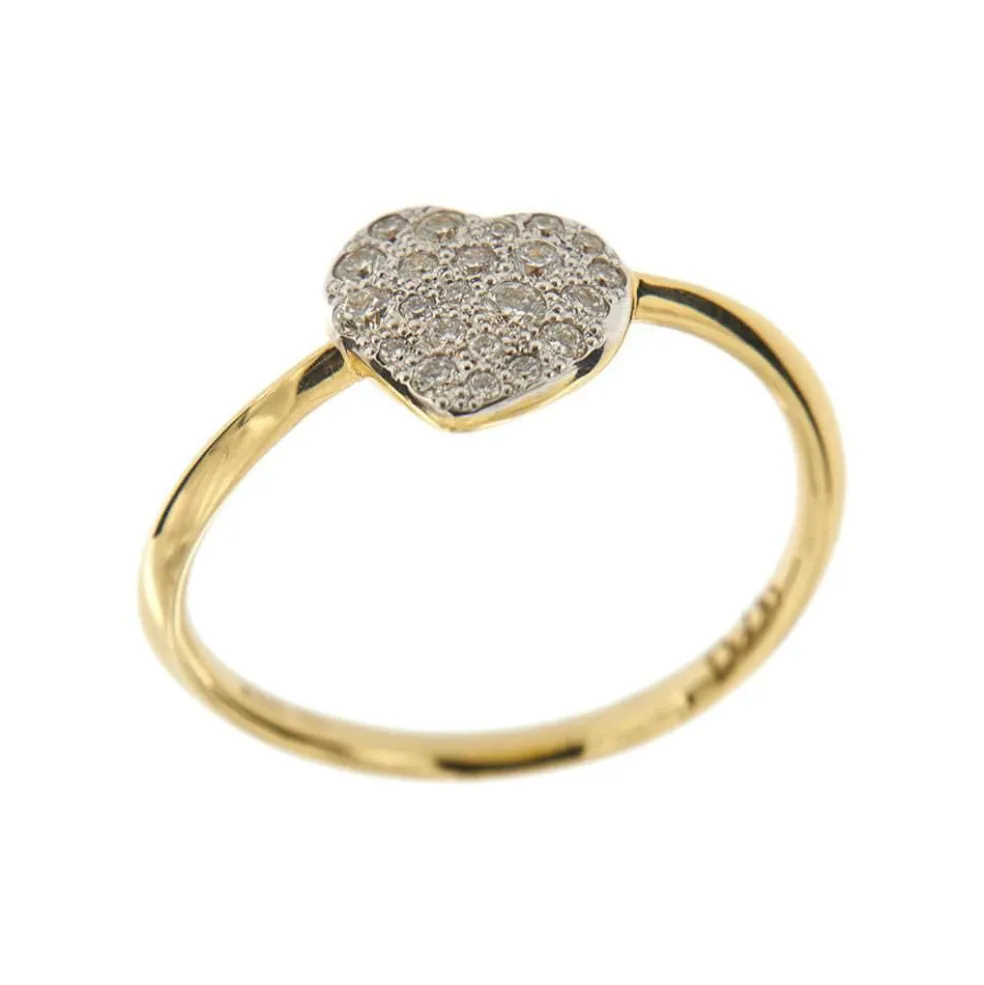 Bague coeur précieux