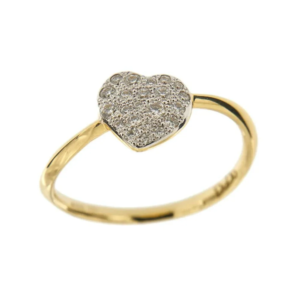 Bague coeur précieux