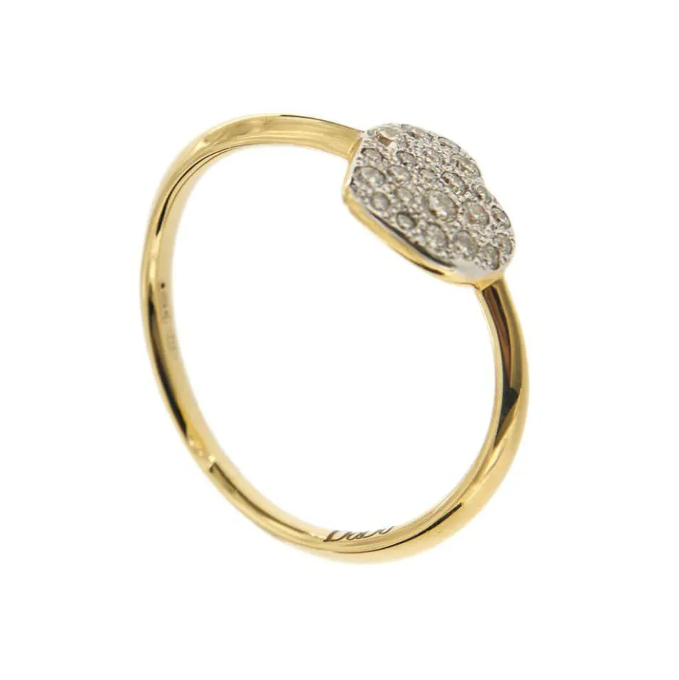 Bague coeur précieux