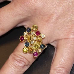 Bague COLOR BUBBLES en Or et Diamants