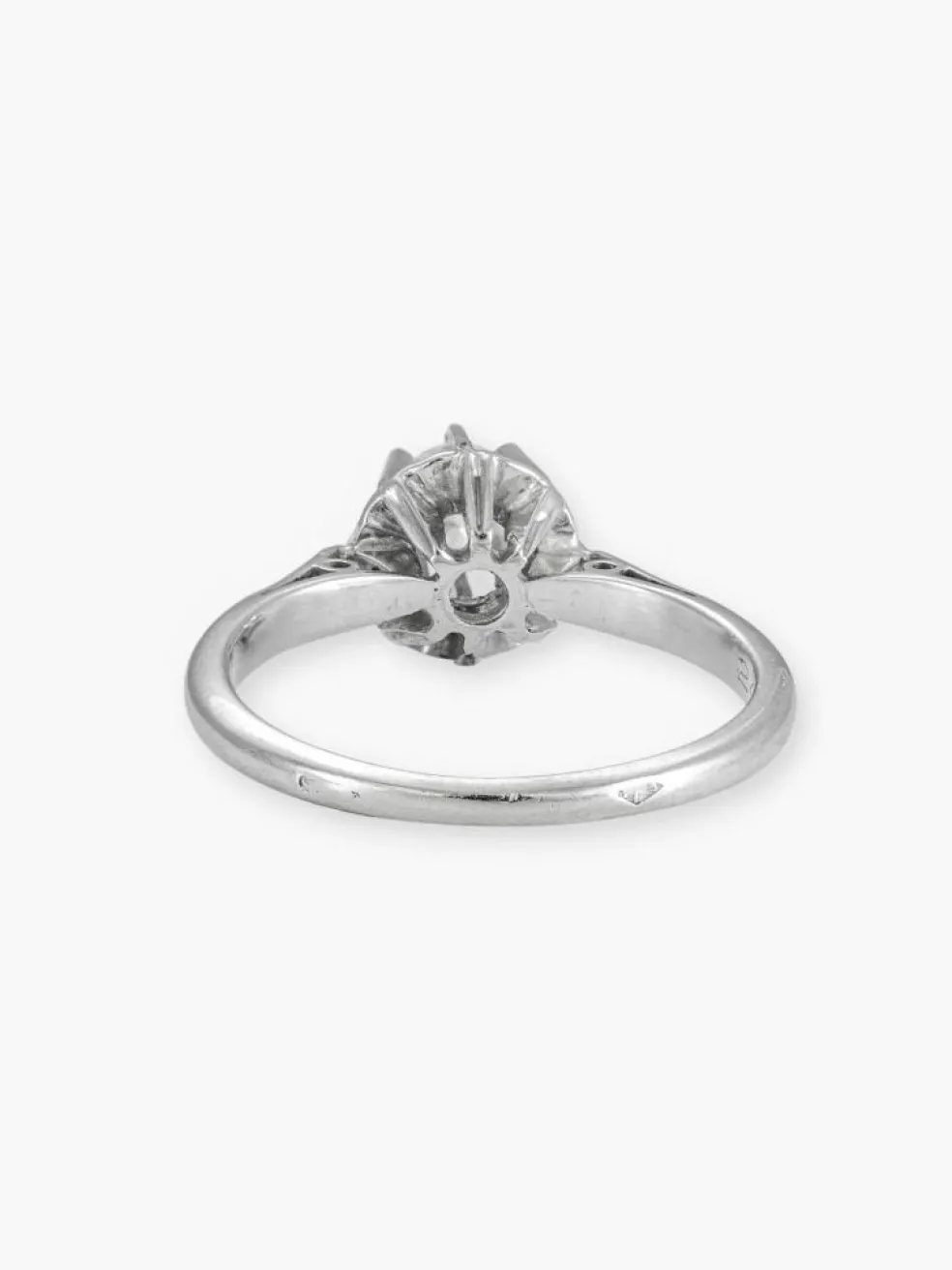 Bague "Constance" or blanc 18kt et diamant 0,24 carat