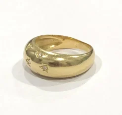 Bague constellation en Or jaune & diamants