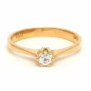 Bague Contemporaine or jaune diamant