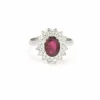 Bague contour avec rubis du Mozambique