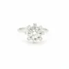 Bague contour en or blanc