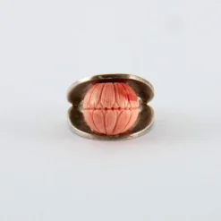 Bague Corail Argent