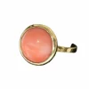 Bague corail en or jaune années 80