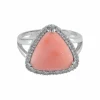 Bague Corail Peau d'Ange