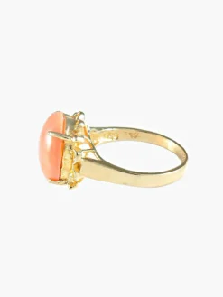 Bague Corail Peau d'Ange