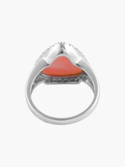 Bague Corail Peau d'Ange