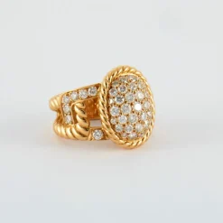 Bague Corde Diamants