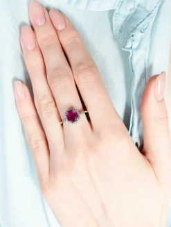 BAGUE COUSSIN RUBIS
