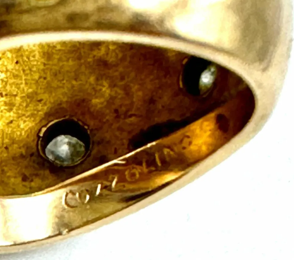 Bague Cozzolino diamants et rubis